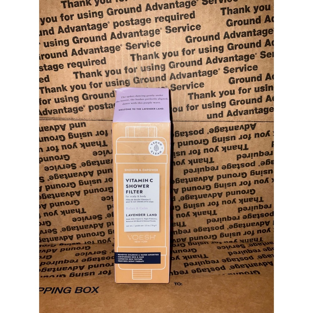 VOESH Vitamin C Shower Filter Lavender Vegan Clean Aromatherapy
